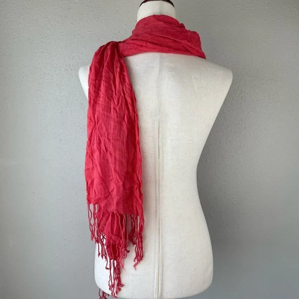 Tasseled Scarf EUC